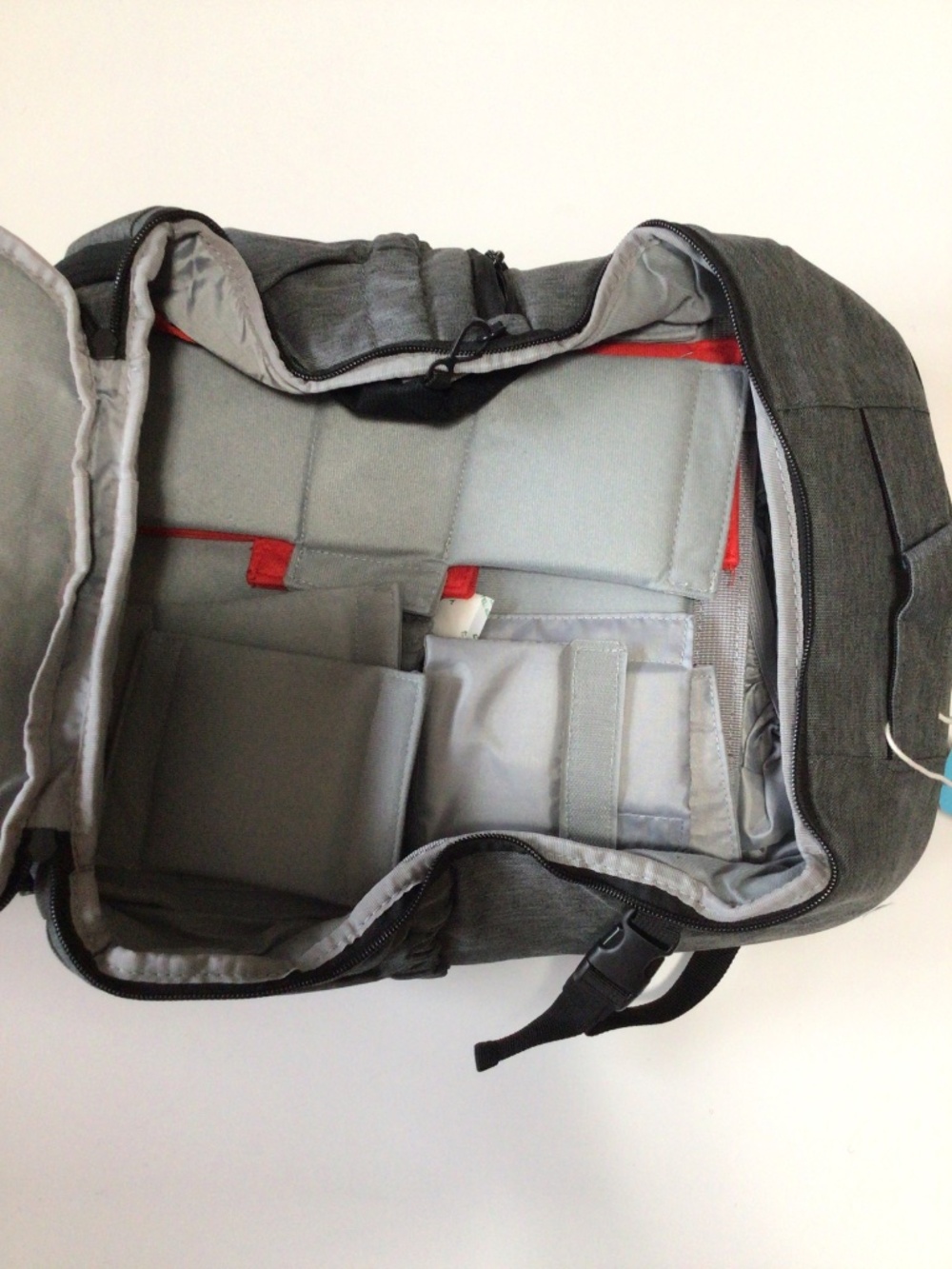 BAGSMART Gray Camera Backpack - Padded Photo & Video Case - Picture 2 of 13